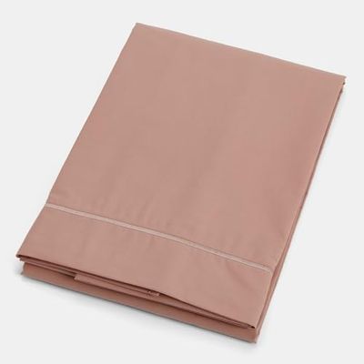 Bianca Plain geverfd percal rose Tan