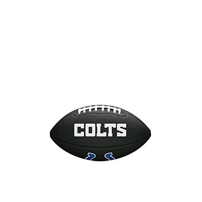 Wilson Mini NFL Team Soft Touch, Ball Unisex-Youth, Black