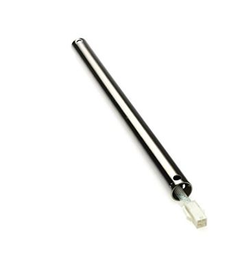 Westinghouse Lighting 6565040 Verlengstang, metaal, geborsteld nikkel, 46 x 2,18 x 2,18 cm