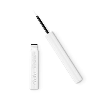 KIKO Milano Super Colour Waterproof Eyeliner 01 | High coverage water-resistant colourful liquid eyeliner