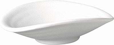 APS Bol 13 x 11 cm H: 3,5 cm mélamine, Blanc, Steinoptik