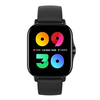 Amazfit GTS 2 43mm smartwatch med AMOLED-skärm som alltid är på, Bluetooth-samtal, 3 GB musiklagring, sportklocka med 90 sportlägen, puls- och SpO2-mätning, fungerar med Alexa, GPS