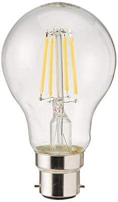 OSRAM LED lamp, Voet: B22d, Cool White, 4000 K, 4 W, vervanging voor 40 W gloeilamp, helder, LED Retrofit CLASSIC A 1 Pack