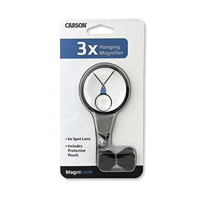 Carson MagniLook 3x Schoudervergrootglas met 6x Spotlens (LK-10)