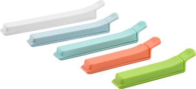 Werkzeyt Sluitclips assortiment 15-delig - 3 verschillende maten 140 mm, 120 mm & 90 mm - verschillende kleuren - van polypropyleen/zakclips/sluitklemmen / B31196