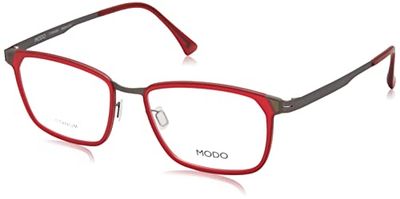 MODO & ECO 4101 okulary, matowe czerwone, 54 dla mężczyzn, matowe czerwone, mat czerwony