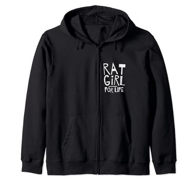 Rat Girl For Life! Sé tu rata, ¡seguro de ti mismo! Sudadera con Capucha