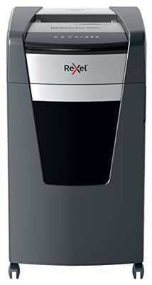 REXEL Momentum Extra XP422+, Distruggidocumenti Manuale, 24-22 Fogli A4 (70-80 gr/mq), Taglio a Frammento, Livello di sicurezza P-4, per Grandi Uffici, Capacità 85 Litri, 2021422XEU