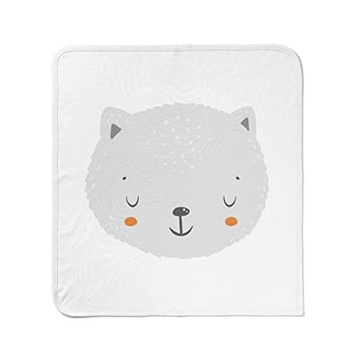 Questo Casa, Couverture de Bébé pour Garçons et Filles, Tissu en Mousseline, Couverture pour Siège Auto et Lit Bébé, Taille: 80x80 Cm