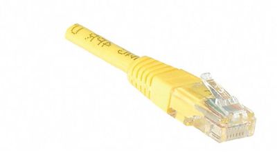 Connect 1 m Copper/Aluminium RJ45 Cat.5e U/UTP Patch Cord - Yellow