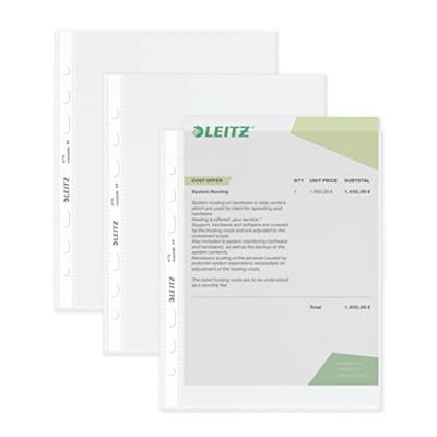 Leitz L : Pocket Standard A5 PP 75 µ 15 pcs Clear