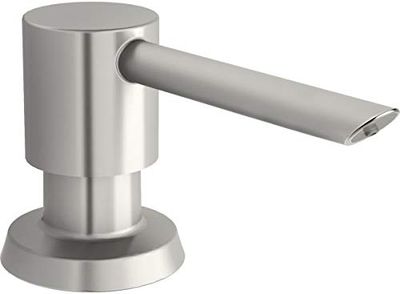 Elkay Dispensador de jabón/loción de 1-15/16 x 2-5/8 x 2-5/8 Pulgadas, Acero Brillante
