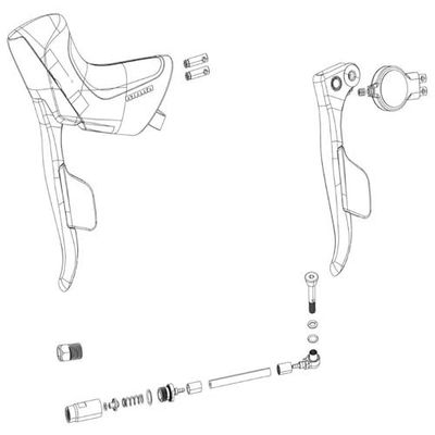 Sram Leva del freno-2039100303, Freno Unisex-Adulto, Nero, Taglia Unica