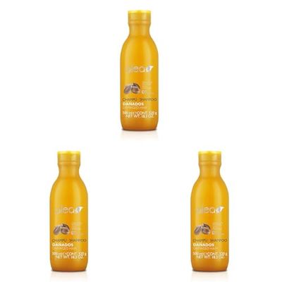 Alea Shampooing Cheveux dégâts dus – 500 ml (Lot de 3)