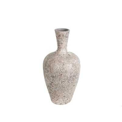 Romimex Vase Beige en céramique 22 x 52 x 22 cm