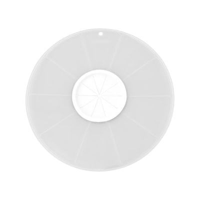 Zenker Coperchio Paraspruzzi Antischizzi in Plastica Ø30 x 0,3 cm con Foro Centrale in Silicone Adattabile a ciotole da 11 a 30 di diametro per Fruste Elettriche e Minipimer