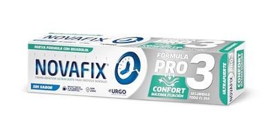 Novafix - Pro3 Confort sans goût - Crème adhésive pour dentier 40 g
