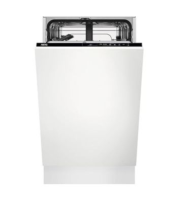 AEG 5000 Series integrated Dishwasher, AirDry Technology FSB54607Z, 60 cm,13 Settings, (Db) 44, Delay Start, Inverter Motor, Height Adjustable Basket, Touch Control, Built-In 818x596x550mm, Class C