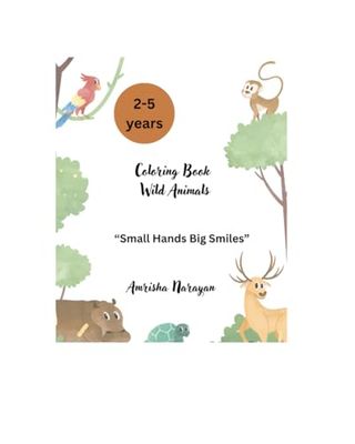 Coloring Books for Kids: Wild Animals