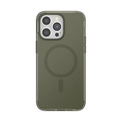 PopSockets Custodia per iPhone 15 Pro Max compatibile con MagSafe, custodia per iPhone 15 Pro Max, compatibile con ricarica wireless - Affaticamento