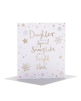 Biglietto di Natale per figlia – per figlia – Biglietto di Natale di lusso – Biglietto di auguri per lei – regali di Natale per figlia