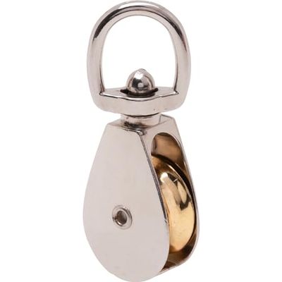 Sterling PULZ8 Single Swivel Pulley Wheel, zilver