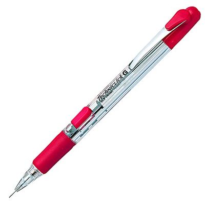 Pentel Techniclick Vulpotlood met drukknop aan de zijkant, 0,5 mm, roze, 12 stuks