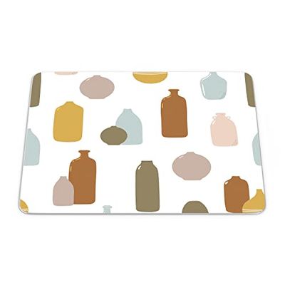 Bonamaison, Alfombrilla Rectangular para ratón con Estampado Digital, Base Antideslizante, para Oficina y hogar, tamaño: 22 x 18 cm