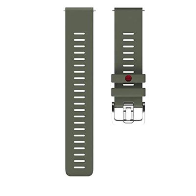 Polar Siliconen polsband voor Polar Grit X en Vantage M, uniseks, groen, maat M/L