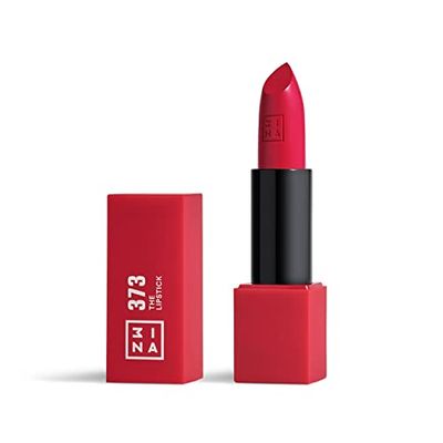 3INA MAKEUP - The Lipstick 373 - Fucsia - Labial Fucsia Cremoso - Barra de Labios Mate con Vitamina E y Manteca de Karité de Alta Pigmentación con Olor a Vainilla - Vegan - Cruelty Free