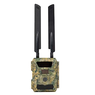 PNI Caccia 400C PRO 24MP caccia fotocamera con 4G LTE Internet, GPS, trasmette simultaneamente video e foto al telefono, 4 e-mail, FTP, full HD 1080P, visione notturna, 59 LED invisibili per animali