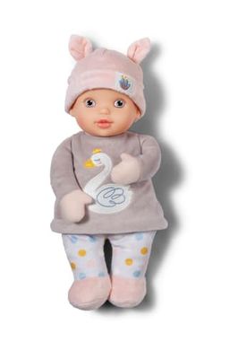 Baby Annabell for babies Sweetie Mauve, Soft 30cm Tall Fabric Doll with Integrated Rattle, For Newborns, 710715 Zapf Creation