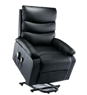 ASTAN HOGAR Ceci AH-AR10530NG Fauteuil Relax avec Fonction Auto-Assistance (lève-Personnes), Inclinaison électrique, Massage et thermothérapie