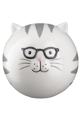 Pack of 2 Money box, round, Porcelain, white, PU 2, D. 13 cm