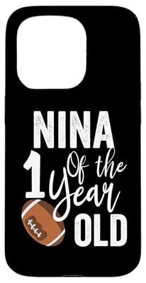 Nina Of The 1 Year Old Football 1er Año Down Cumpleaños Carcasa para iPhone 15 Pro
