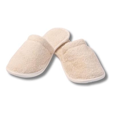 Eco Bath London - Pantofole in spugna naturale, misura: S