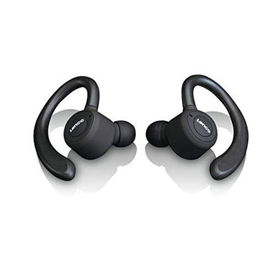 Lenco EPB-460 Cuffie Bluetooth – True Wireless In-Ear cuffie con custodia di ricarica 1800 mAh – 6 ore di gioco – IPX5 impermeabile – Bluetooth V.5 – Sport auricolari