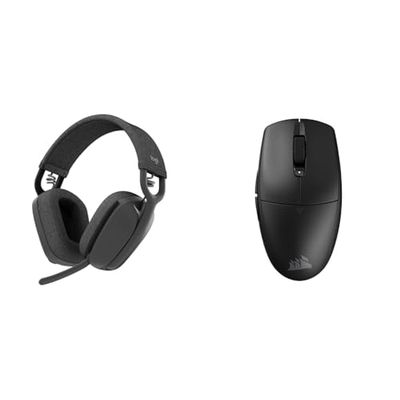 Logitech Zone Vibe 100 & CORSAIR M55 WIRELESS Lichtgewicht FPS Gaming