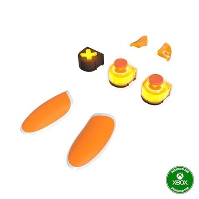 Thrustmaster ESWAP X LED Orange Crystal Pack – Customizable Gaming Controller Accessories for Enhanced Play