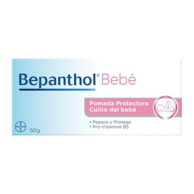 Creme Culito para bebé, Bepanthol para bebé, proteção com vitamina Pro-B5, creme para irritações, creme fraldas, creme bebé recém-nascido, 50 g
