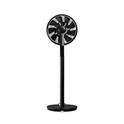 Duux Whisper Flex Ultimate Smart Portable Fan, Cordless with Battery Pack, with Remote Control, Alexa & Smart App, 30 Cooling Speeds, Height Adjustable, Oscilating, Quiet Fan, Night Mode, Timer, Black