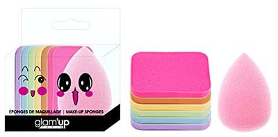 Blender Sponge Set + 6 Sponges, Multi-Colour