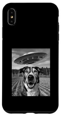 Dog Ufo Alien Pyramids Dogs Funny Case for iPhone XS Max