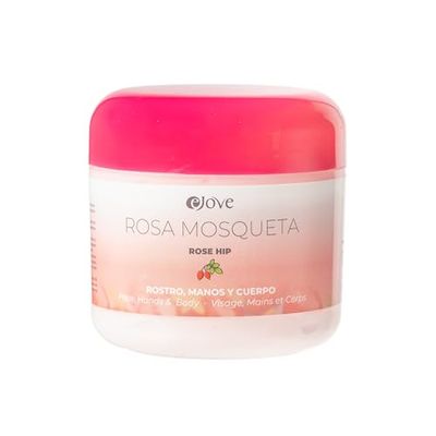eJove Crema Rostro, Manos och Cuerpo Rosa Mosqueta, 300 ml – Aloe Vera Cream från Gran Canaria