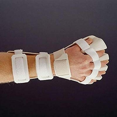 Rolyan - Ortesis esférica antiespasticidad con correa, talla L, recto, material poliform, relleno mettacarpiano, capaz de ser modificado