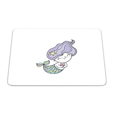 Bonamaison, Tapis de Souris Rectangle Imprimé Numériquement, Fond Antidérapant, pour Bureau et Maison, Taille: 22x18cm
