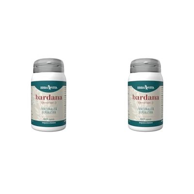 ERBA VITA Integratore Alimentare di Bardana - 60 Capsule - Utile alla depurazione dell'organismo (Confezione da 2)