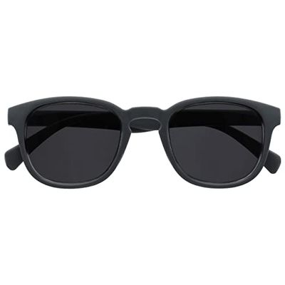 OPULIZE Pop Uomo Donna Grigio Opaco Liscio Lettori Sole Occhiali Da Lettura UV400 Cerniere Molla Retrò Giro S2-7 +3,50