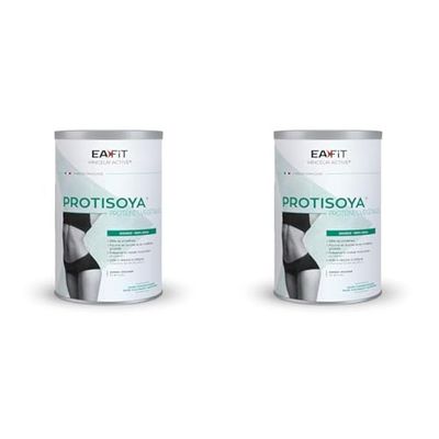 EAFIT PROTISOYA 320g - Chocolat - Protéine végétale - Vegan - SOJA - Préserve la masse musculaire - Boisson Minceur Protéinée - Marque française (Lot de 2)