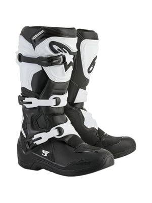 Alpinestars Men's Tech 3 Boots Black/White Sz 09, 9 UK